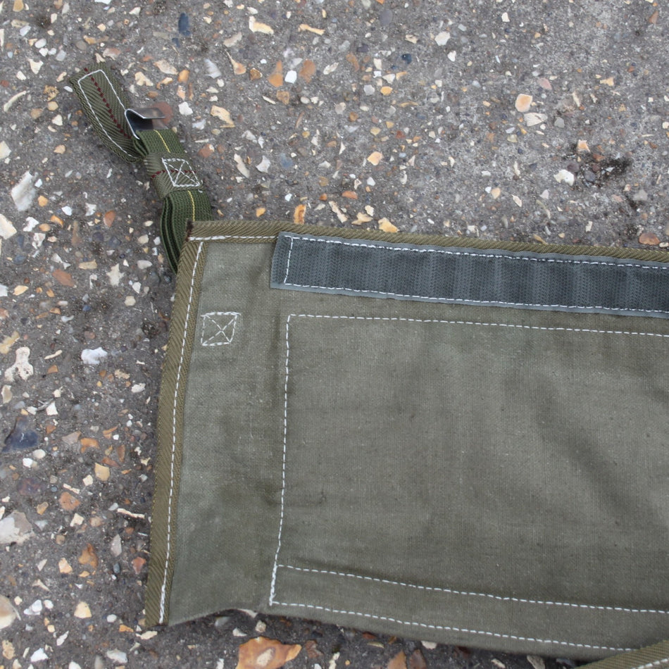 Genuine Surplus French Army Radio Aerial Mast Cover Canvas Hook & Loop Tube 3275