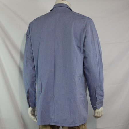French Army Work Shirt FEMALE Light Blue Genuine Surplus (4190)