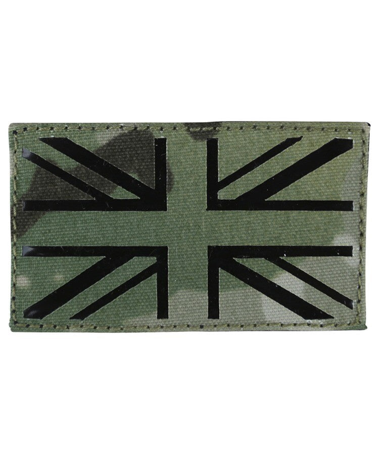 KT Laser Cut Union Jack Patch Military Subdued Tactical Hook & Loop BTP MTP