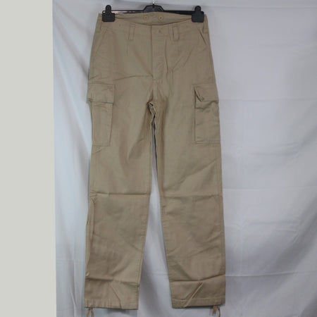 German Army Style Moleskin Trousers Beige Combats Copy NEW  (3951)