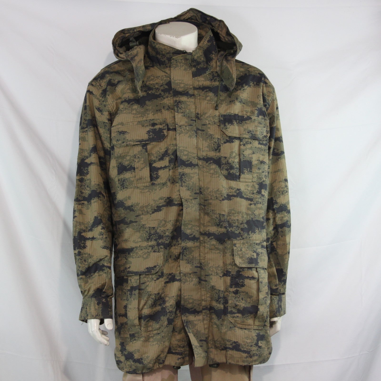 Genuine Surplus Turkish Airforce Parka Lined Digital Camo Coat Jacket (4316)