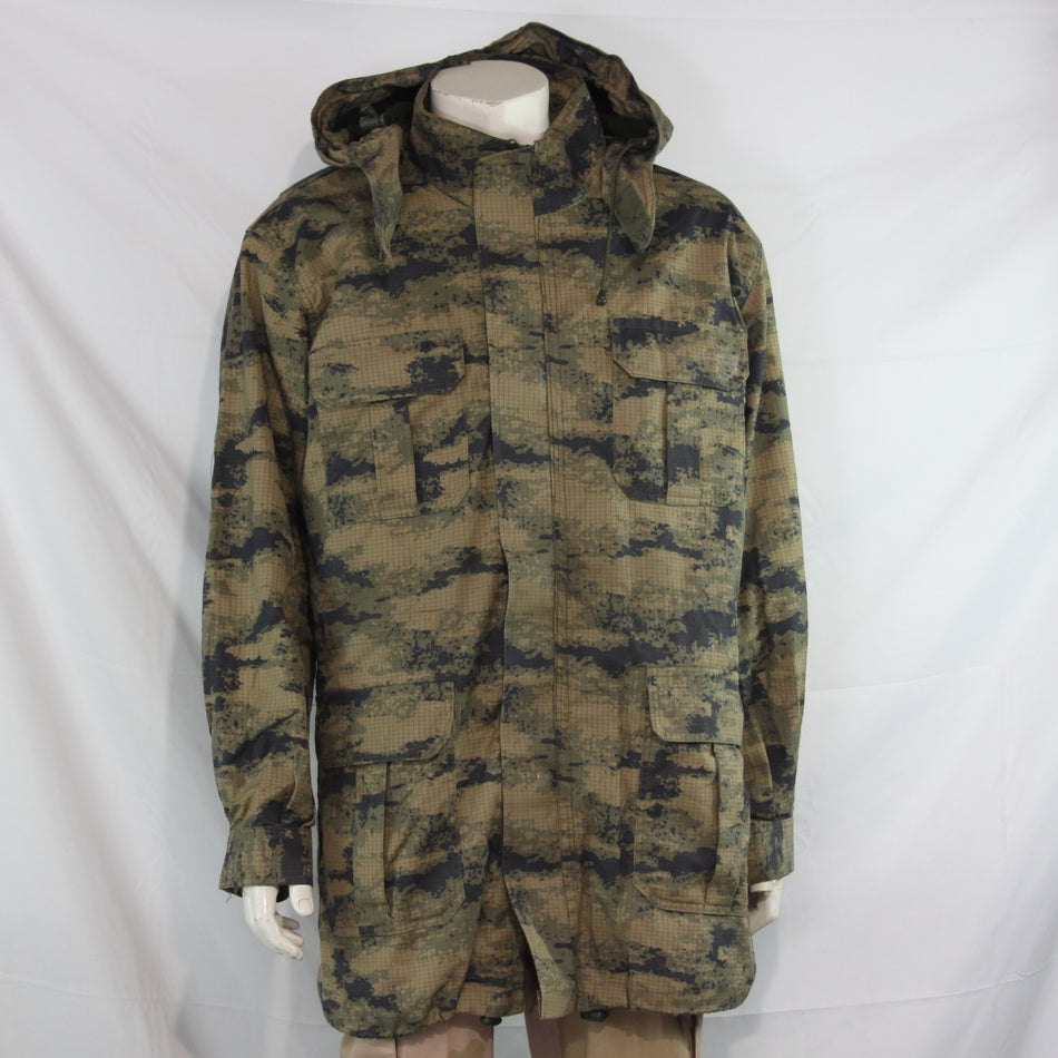 Genuine Surplus Turkish Airforce Parka Lined Digital Camo Coat Jacket (4316)