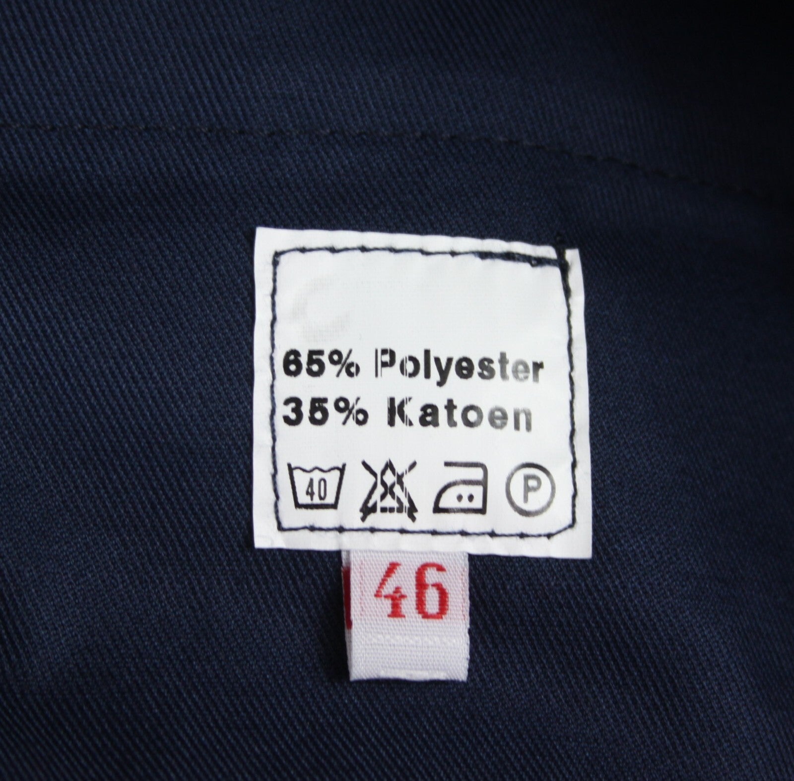 Genuine Surplus Dutch Defence Services Trousers Navy Blue 32 +36" (1107)