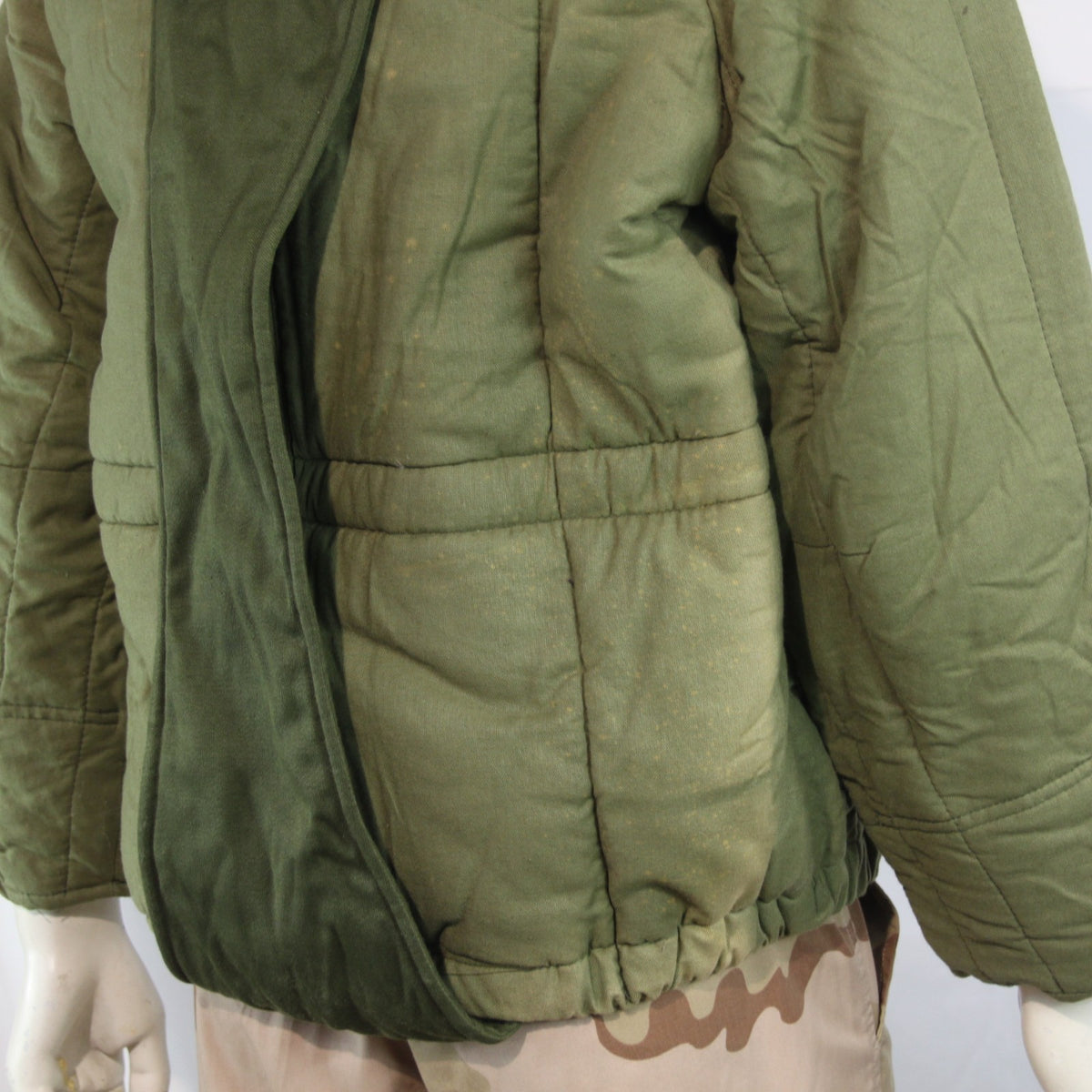Genuine Surplus Hungarian Army Parka Jacket Liner Padded FFur Collar 36" (3745)