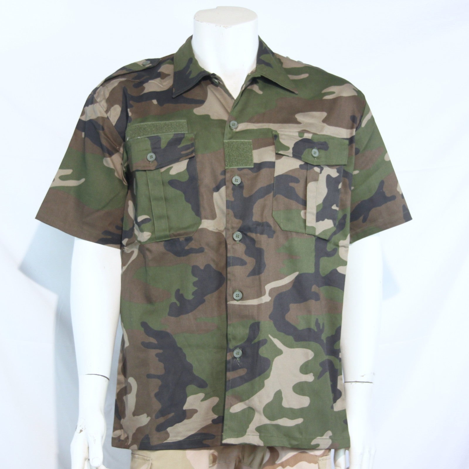 CCE Camo NEW Short SLeeve Shirt French Army Style (4053)