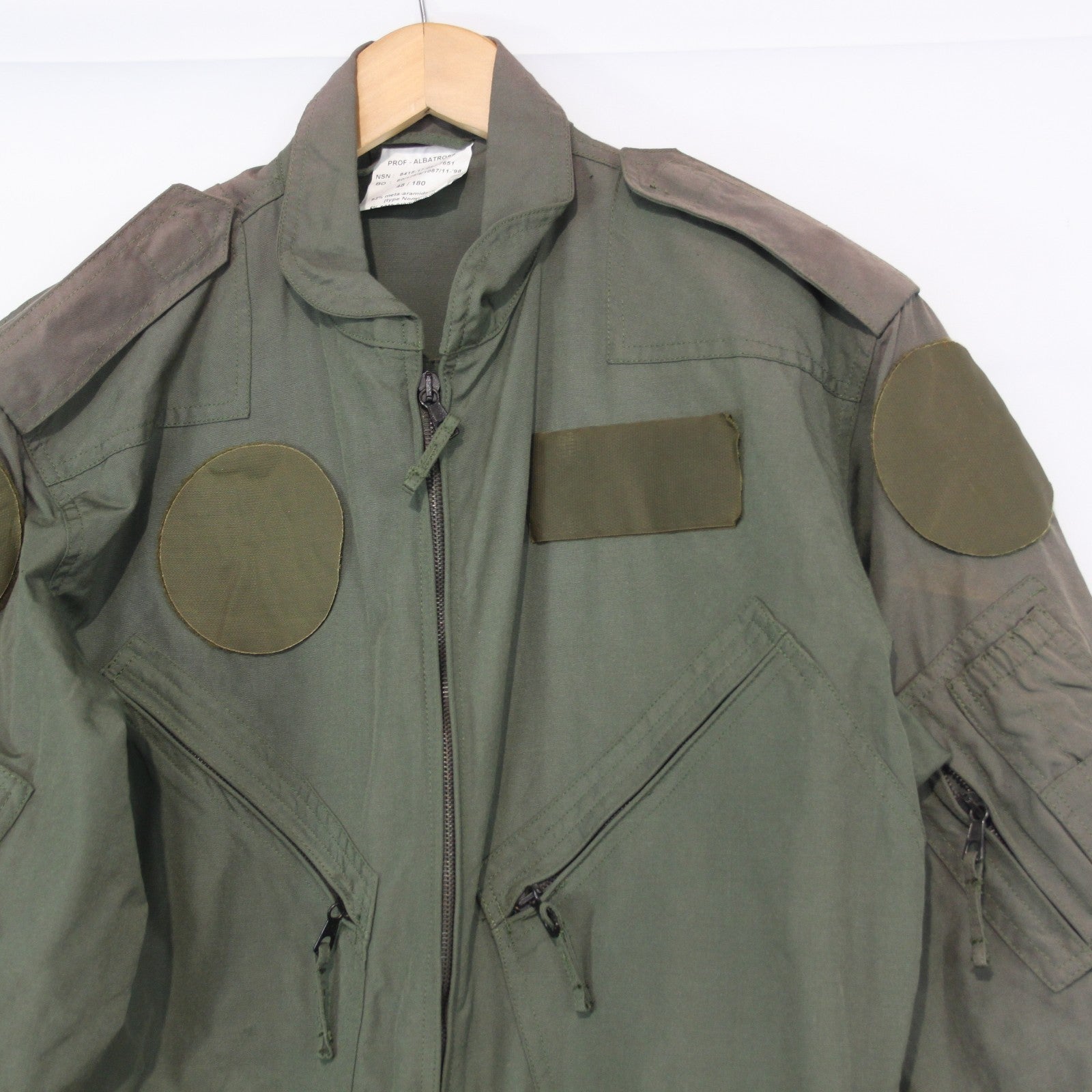 Military Style Flight Suit Overall Flying Suit Airforce Faded Olive 40" (3378)