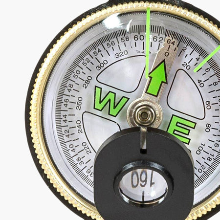 Highlander Military Style Folding Lensatic Compass