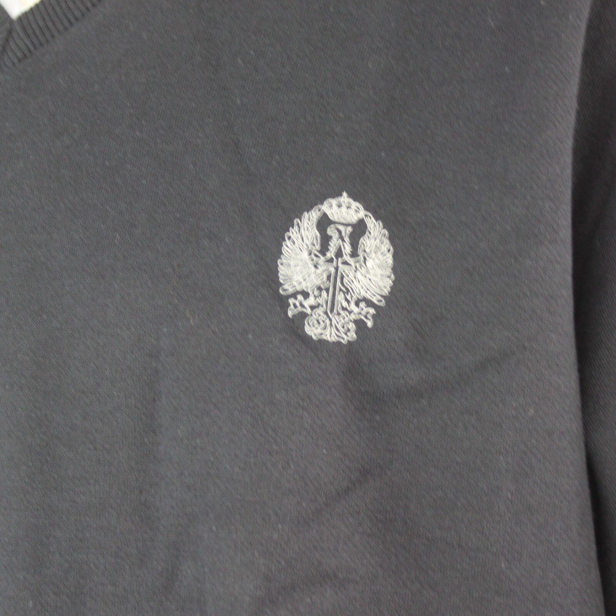 NEW Genuine Surplus Spanish Military Army V- Neck Sweatshirt Navy BLue (3253)