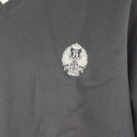 NEW Genuine Surplus Spanish Military Army V- Neck Sweatshirt Navy BLue (3253)