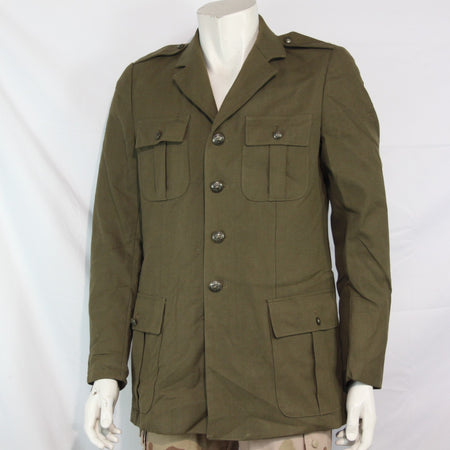 Genuine Surplus Italian Army Formal Dress Jacket Khaki Olive 38" Chest (3486)