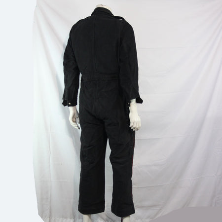 1950's Dutch Army Genuine Surplus Black Vintage Coverall Moleskin 40-42" (3499)
