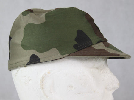 Genuine Surplus French CCE Camo Cotton Peak Fatigue Caps G1
