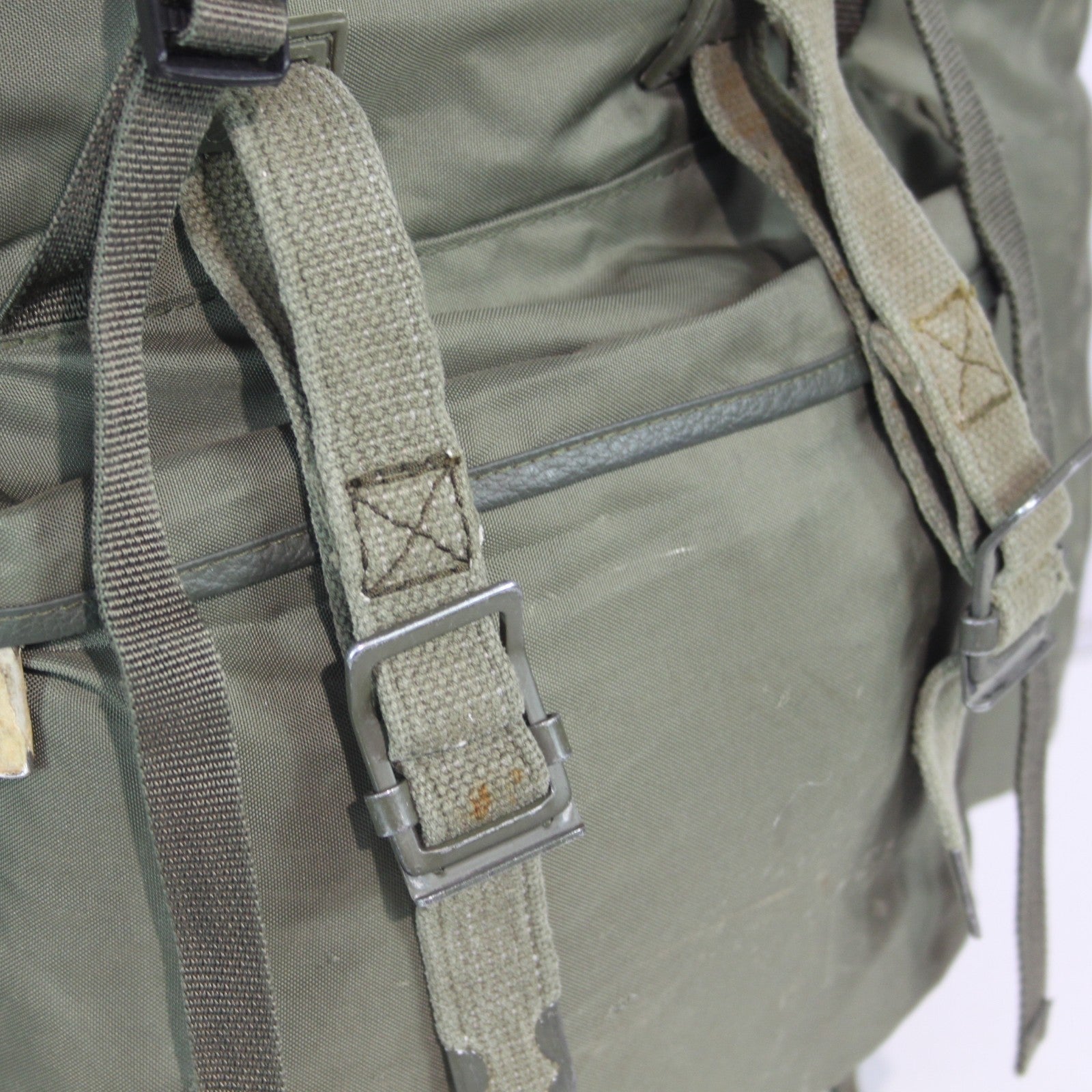 Genuine Surplus Vintage Millet Rucksack Olive Green Repaired (3451)