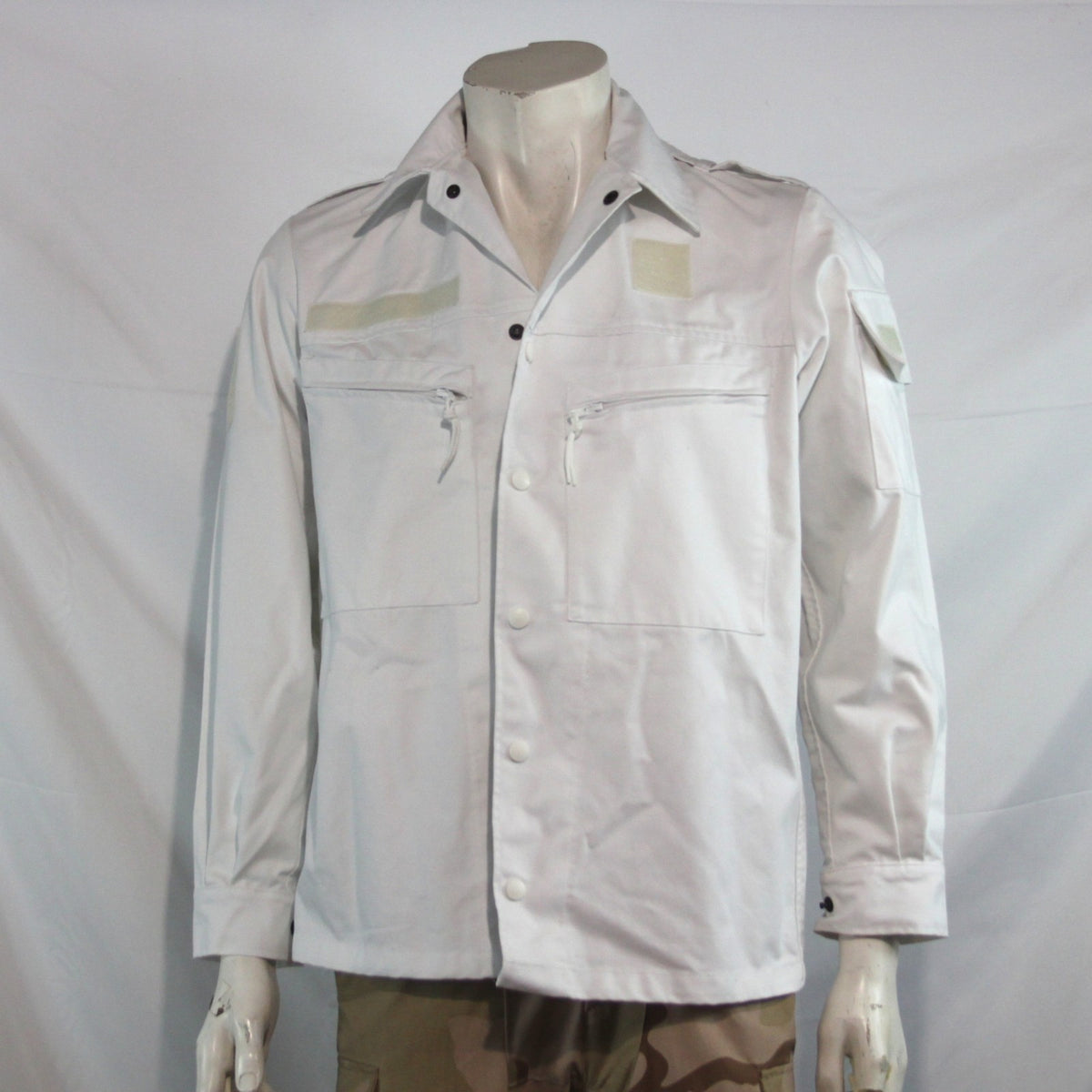 Genuine Surplus Dutch Army Heavyweight Shirt White 38" (4290)