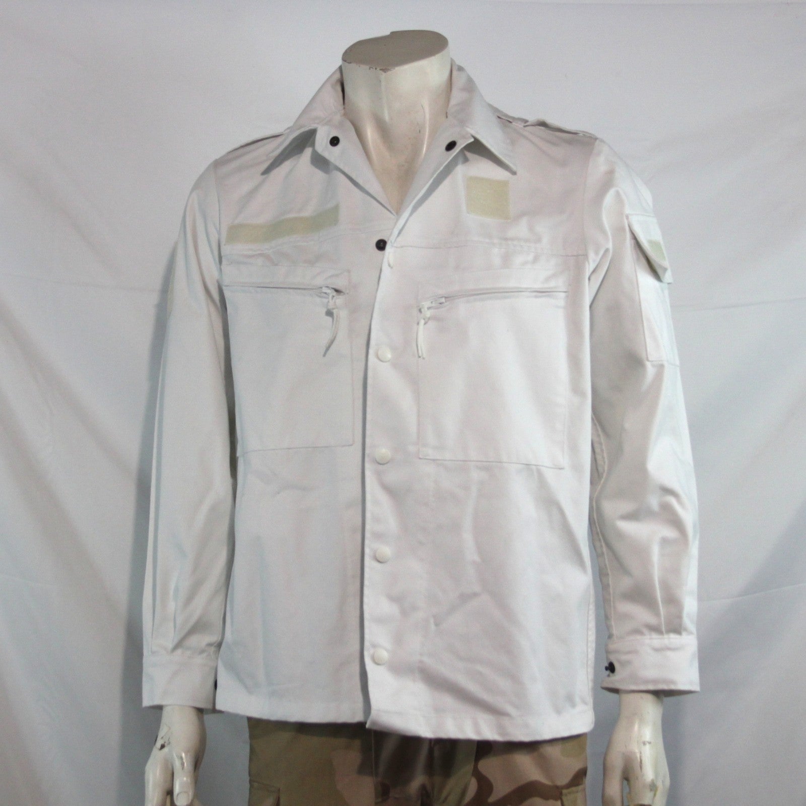 Genuine Surplus Dutch Army Heavyweight Shirt White 38" (4290)