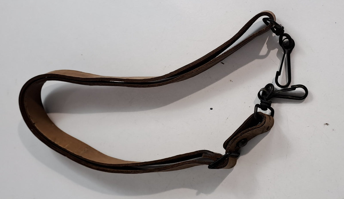 Genuine Surplus French Army Leather Sling With Swivel Clips (3042)