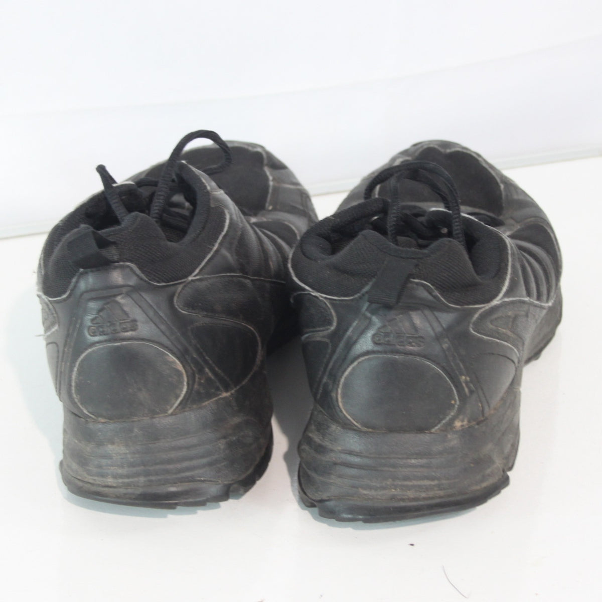 German Army Trainers Black Leather Fabric Genuine Surplus UK 12 (3870