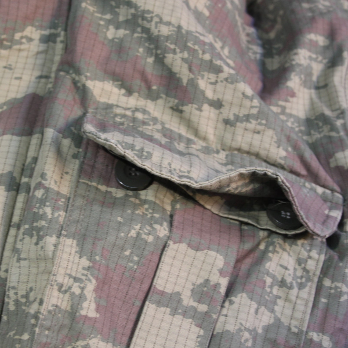 Genuine Surplus Turkish Army Camo Parka Fleece Lined Jacket 40-42" (3767)