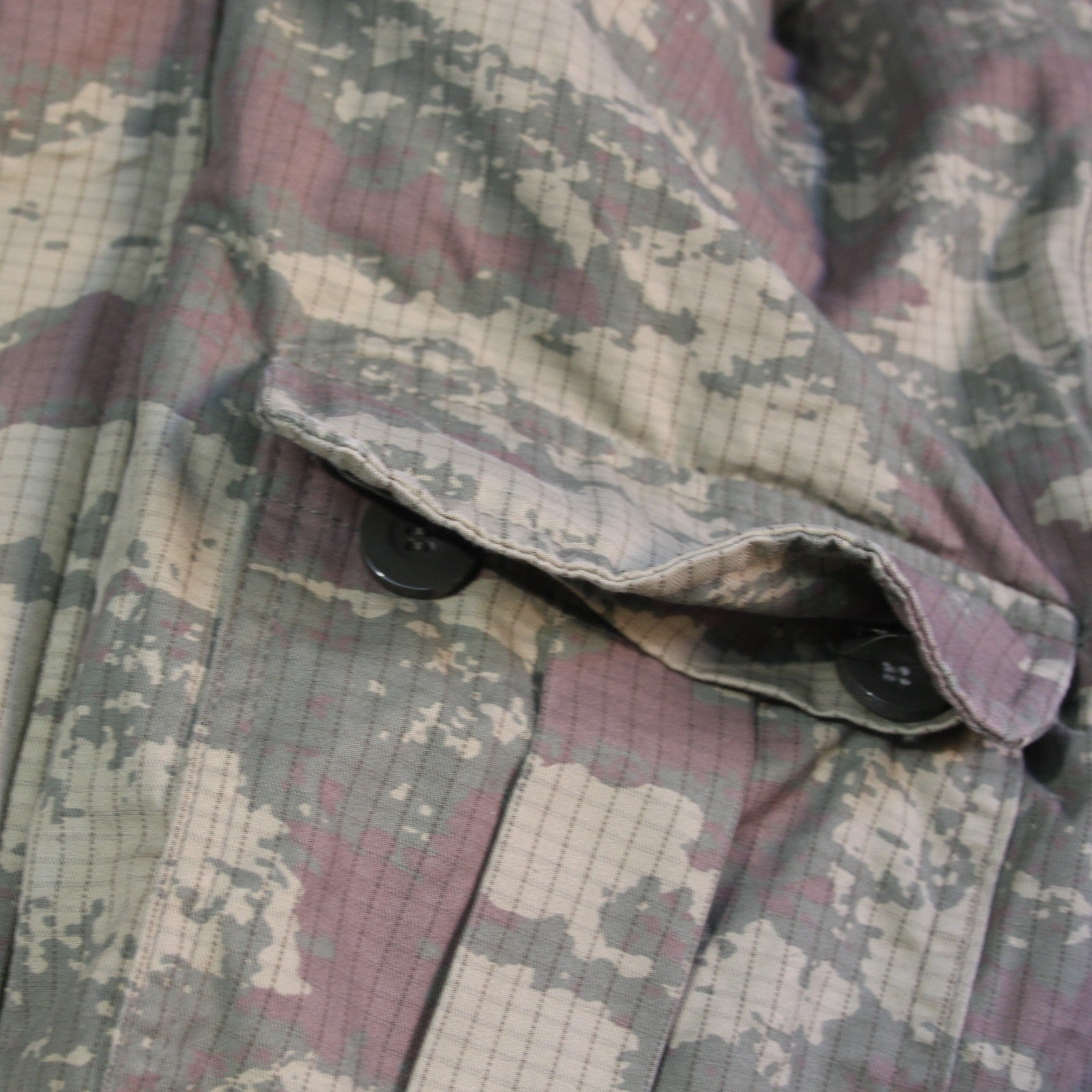Genuine Surplus Turkish Army Camo Parka Fleece Lined Jacket 40-42" (3767)