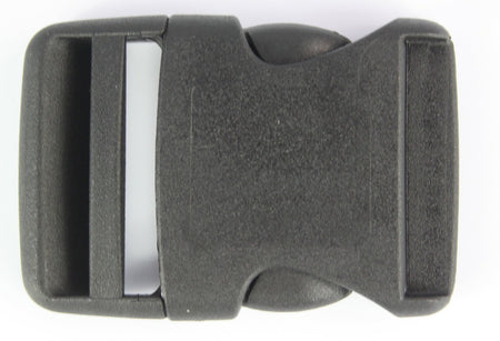 Rounded Side Release Buckles Black Plastic Clips Rucksacks Replacement All Sizes