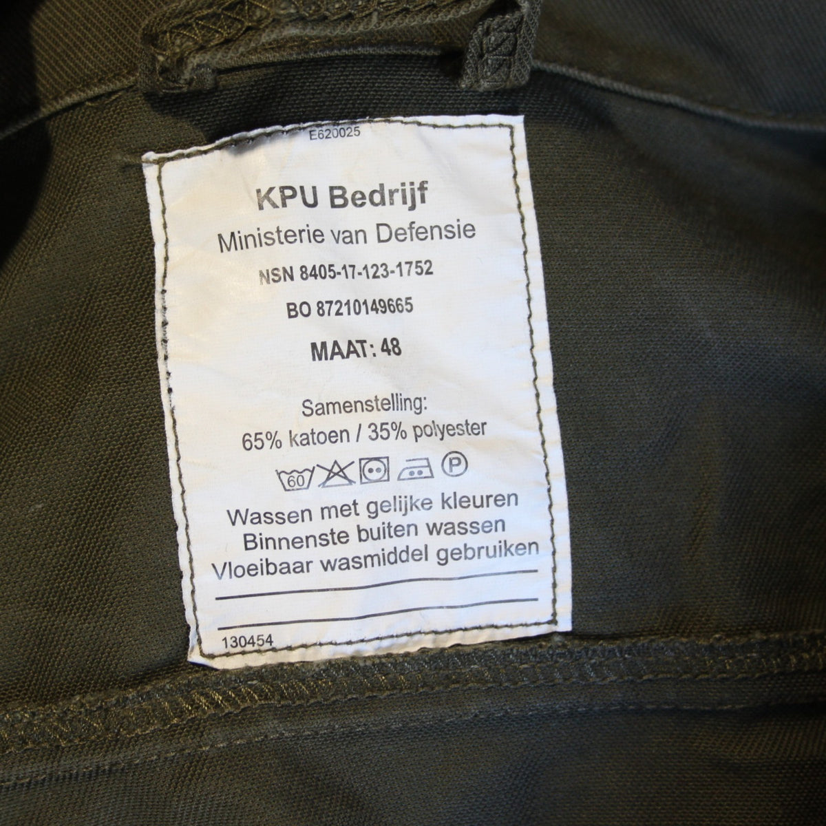 Genuine Surplus Dutch Army Heavyweight Polycotton Coveralls Olive  (4111