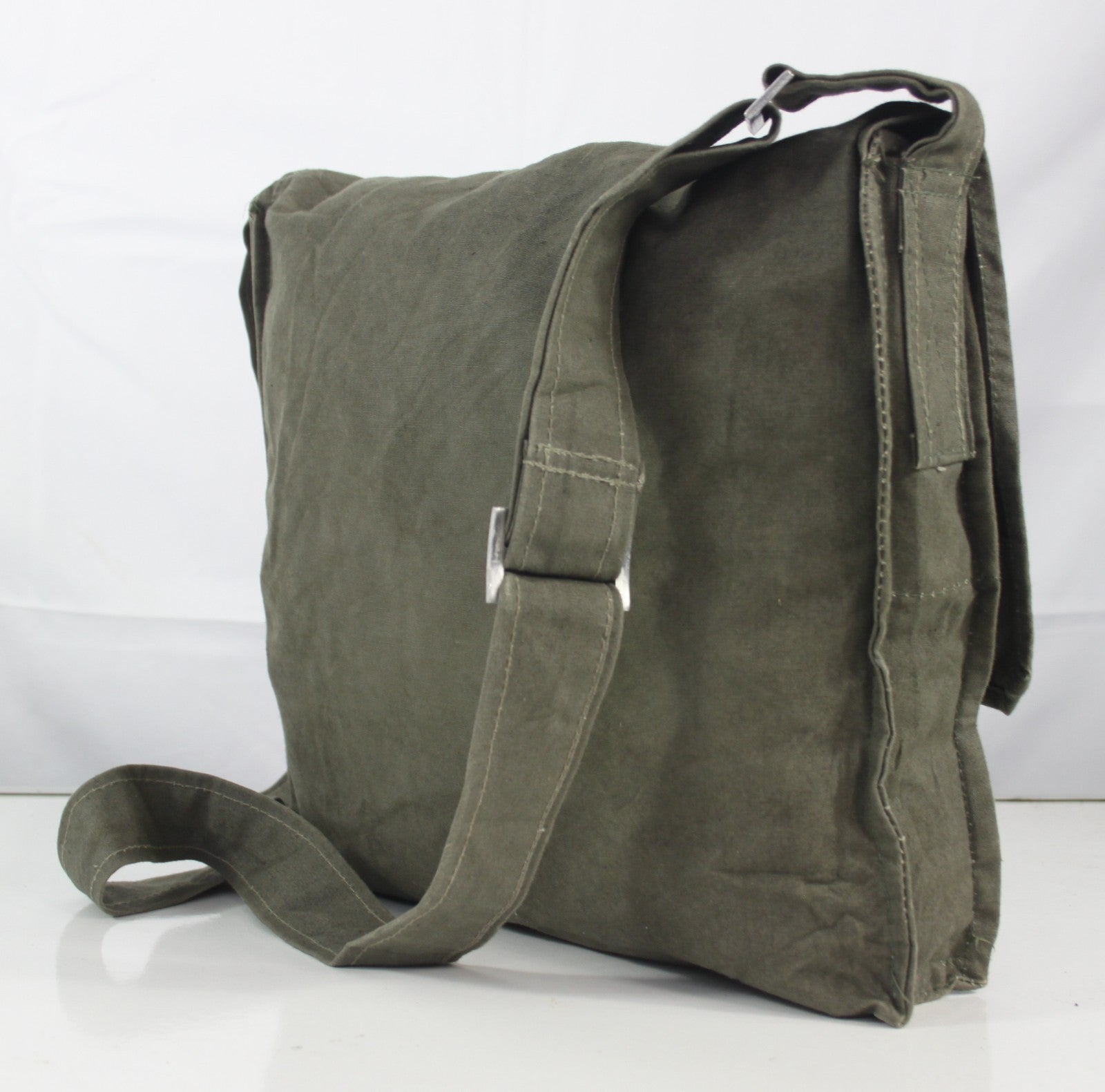 Genuine Surplus Croatian Side Bag Vintage Lightweight Canvas Olive Shoulder 3350