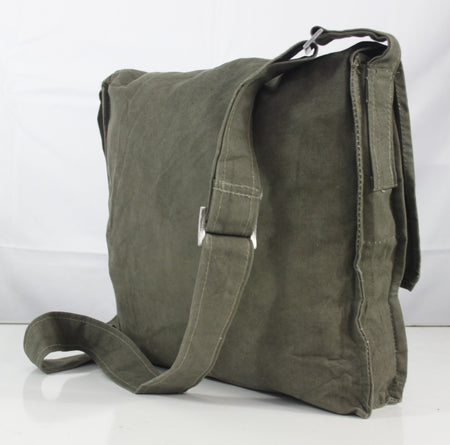 Genuine Surplus Croatian Side Bag Vintage Lightweight Canvas Olive Shoulder 3350
