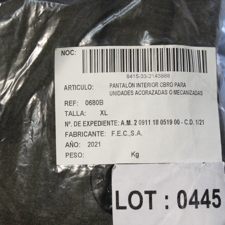 New Genuine Surplus Spanish Military Base Layer Leggings Olive (3285)