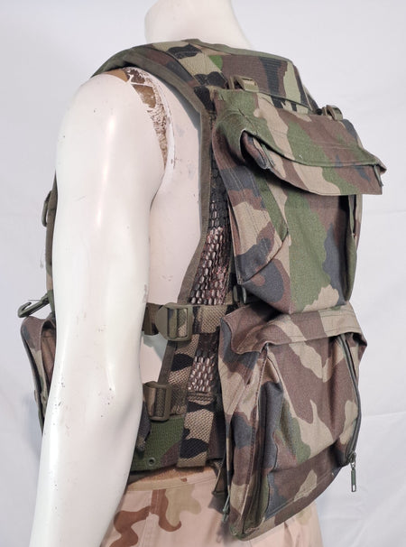 Genuine Surplus French Army Military Assault Vest CCE Camo Medium (2386)