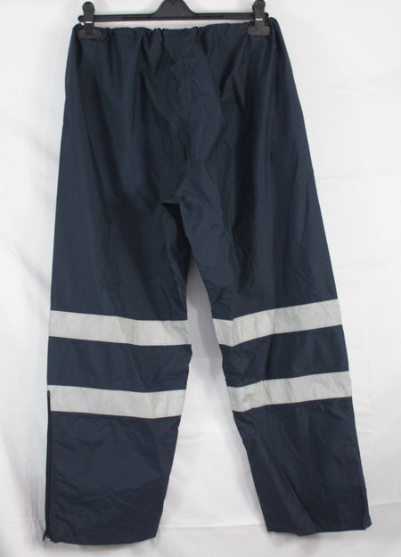 Genuine Surplus Spanish Police Waterproof Over Trousers 38-42" refelctive (1436)