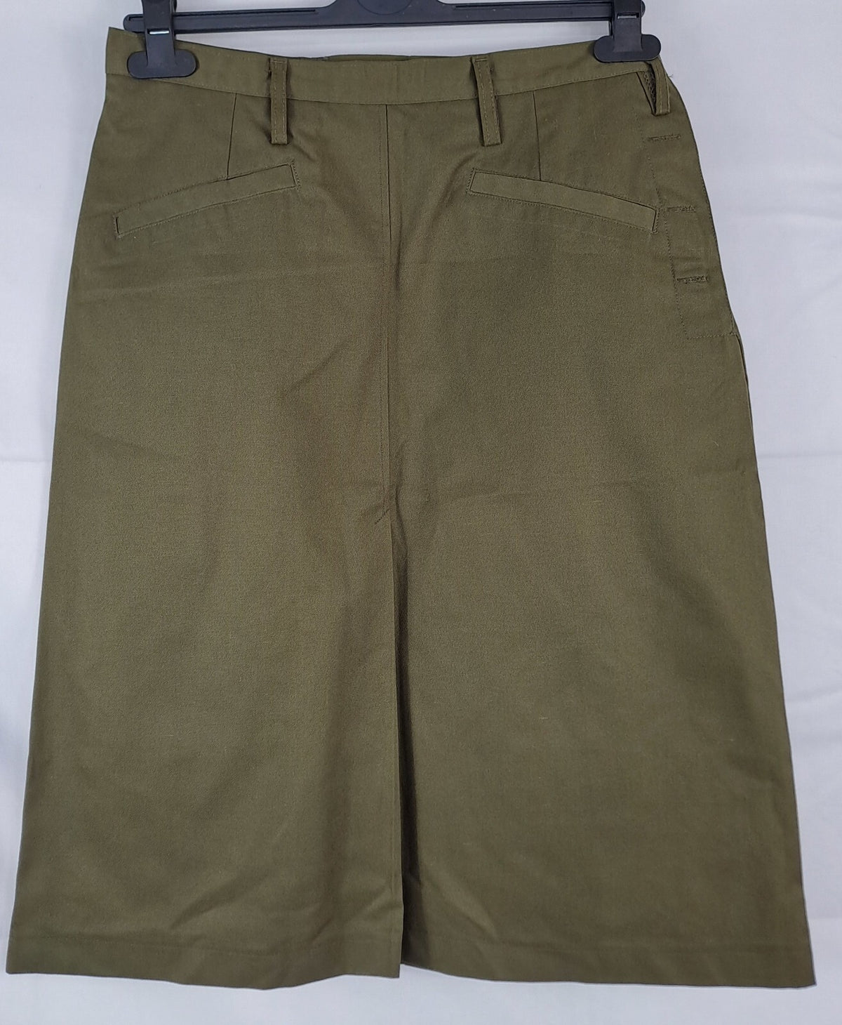 Genuine Surplus Slovakian Army Womens Skirt Khaki Green Button Fasten