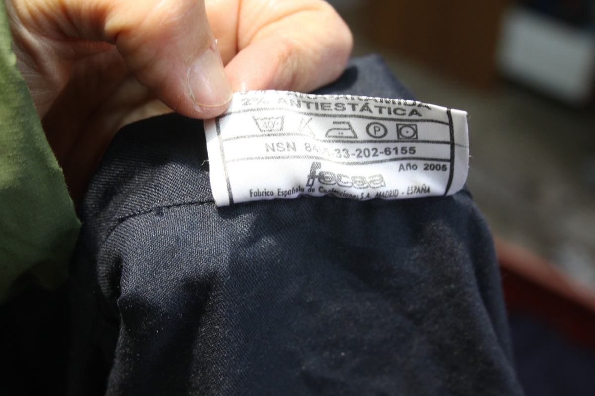 Spanish Navy Heavyweight Shirt Lightweight Jacket Naval Genuine Surplus (4157)