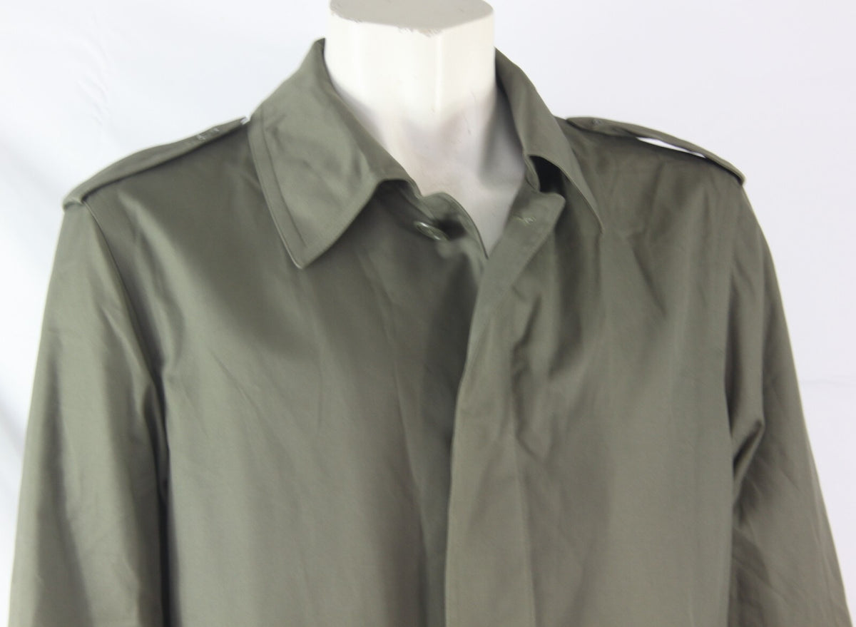 Genuine Surplus French Army Raincoat Grey Waterproof 3/4 Length (1410)