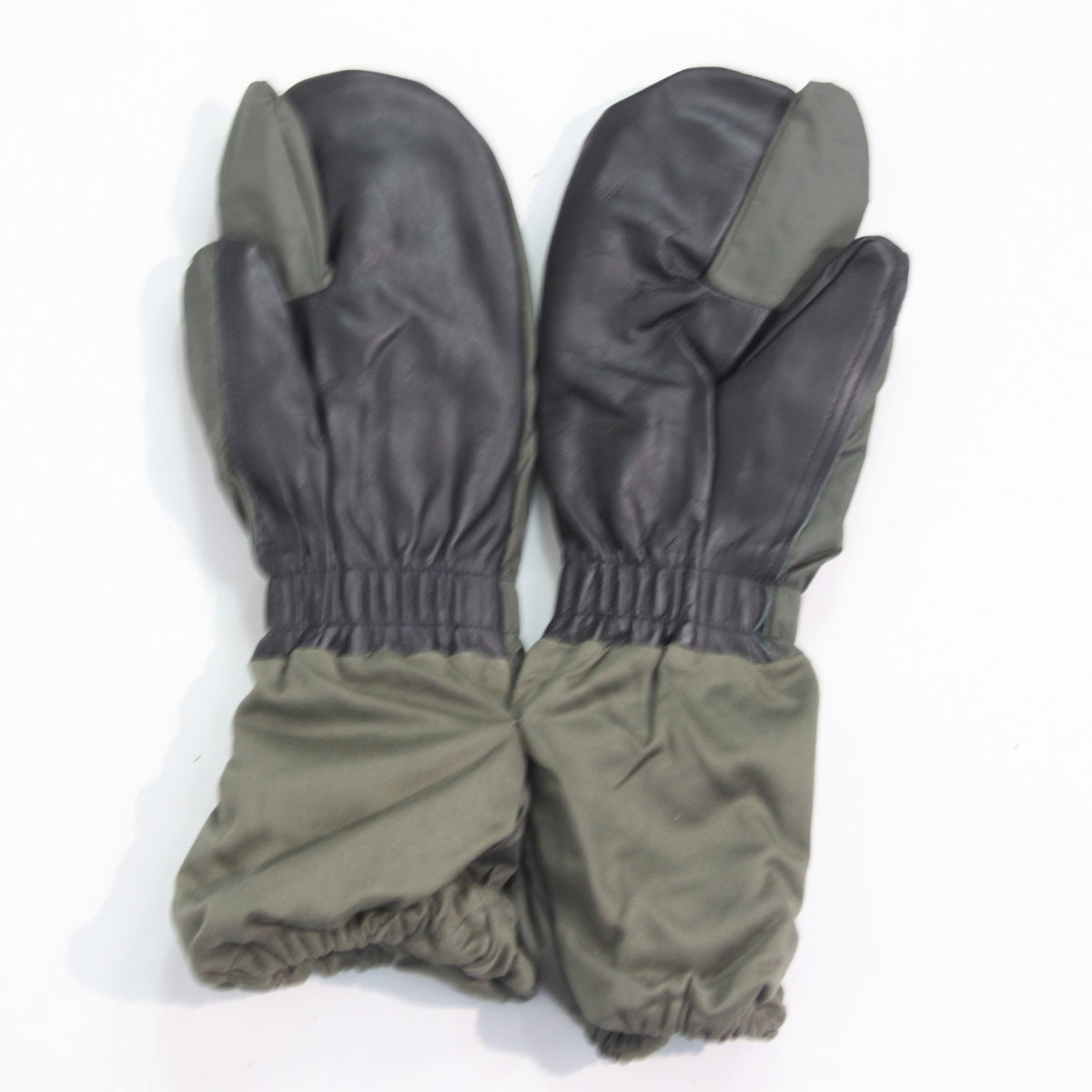 Vintage 1973 Mittens Army Issue Water resistant Faux Fur Lined Small UK8  (4406)