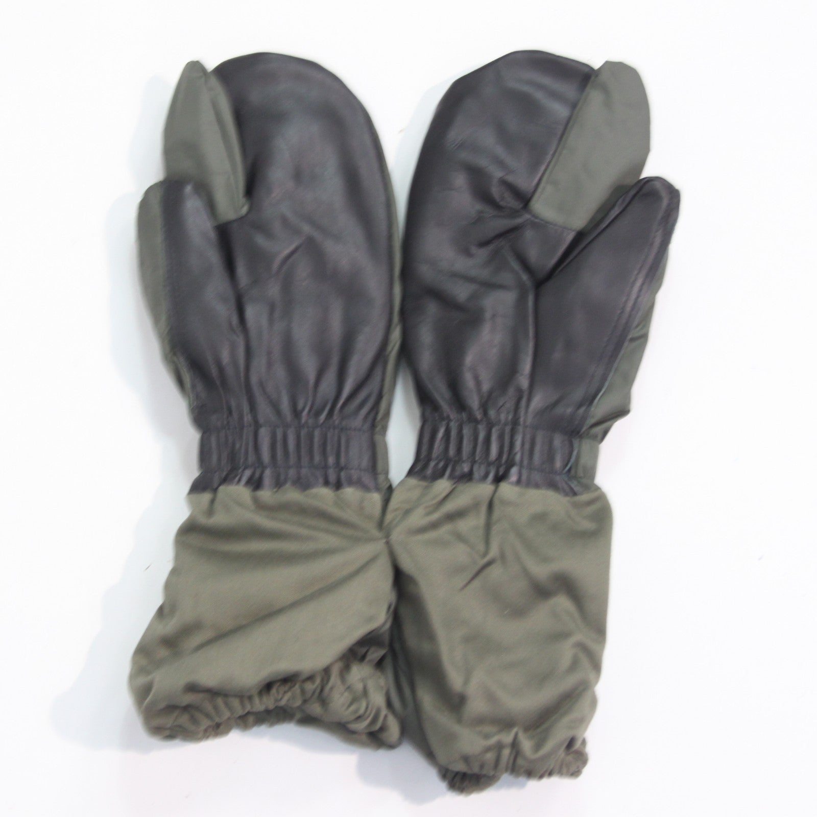 Vintage 1973 Mittens Army Issue Water resistant Faux Fur Lined Small UK8  (4406)