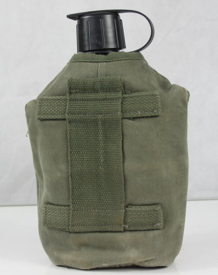 Genuine Surplus Dutch Army Plastic Water Bottle 1.5ltr with French Army Cover