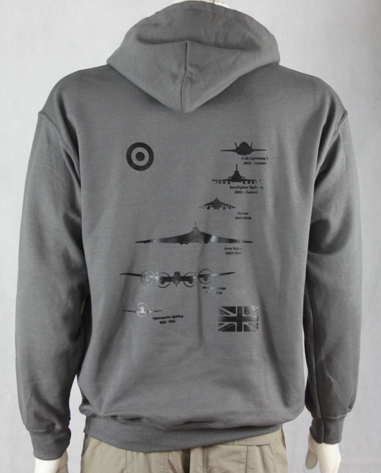 RAF Planes Stack Exclusive Printed Hoodie Warm Army Military Airforce Spitfire