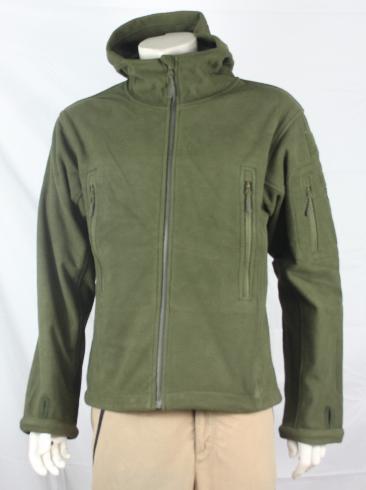 Highlander Mission Fleece Black Olive Tan Windproof Water Resistant Breathable