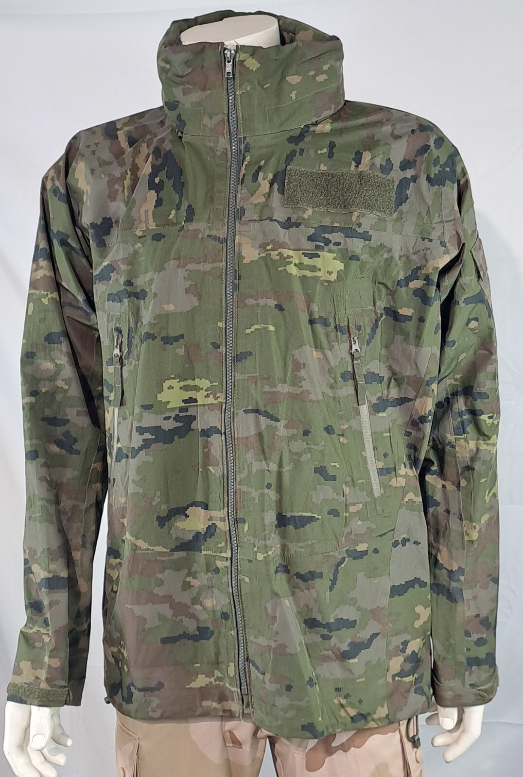 Genuine Surplus Spanish Army Waterproof Breathable Camo Jacket (2406)