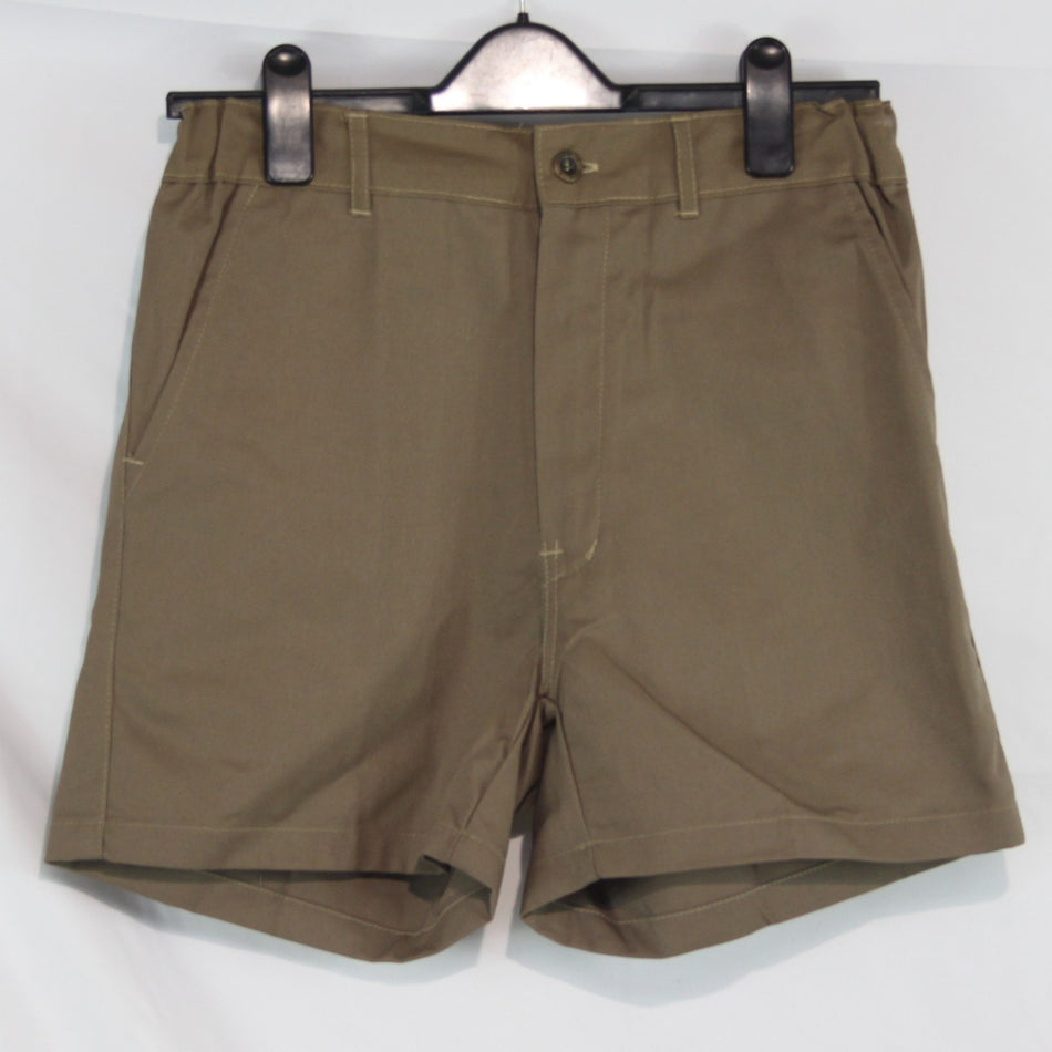 NEW Vintage Denim Type Military Style Shorts Tan 30 & 40" Waist (4368)