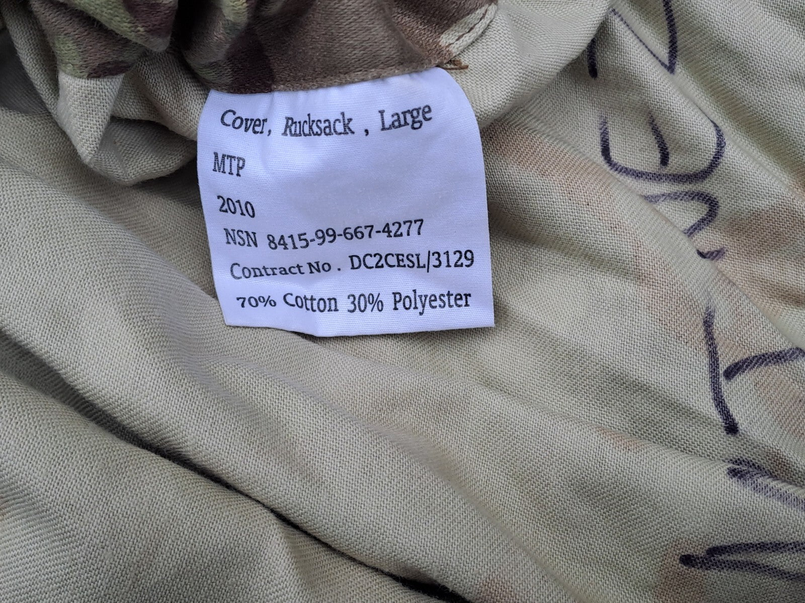 Genuine British Army MTP Rucksack Covers Camo  Bergen Large Small Cover 23902391