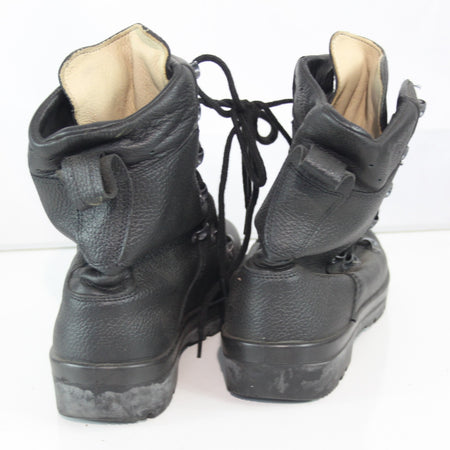 German Para Boot Genuine Surplus Army Mens Black Leather Lace Up UK 7 (3581)
