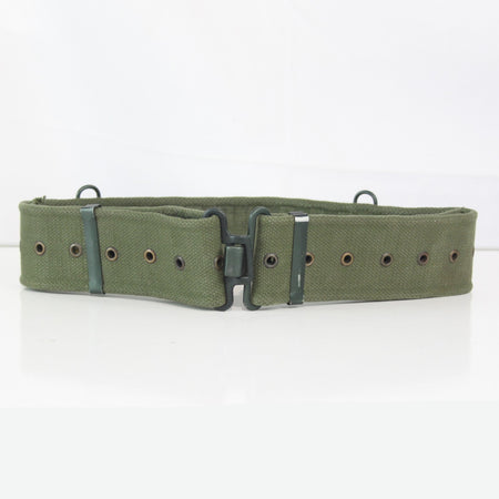 Genuine Surplus British 58 pattern 55mm Webbing Belt Olive Cotton (4084)