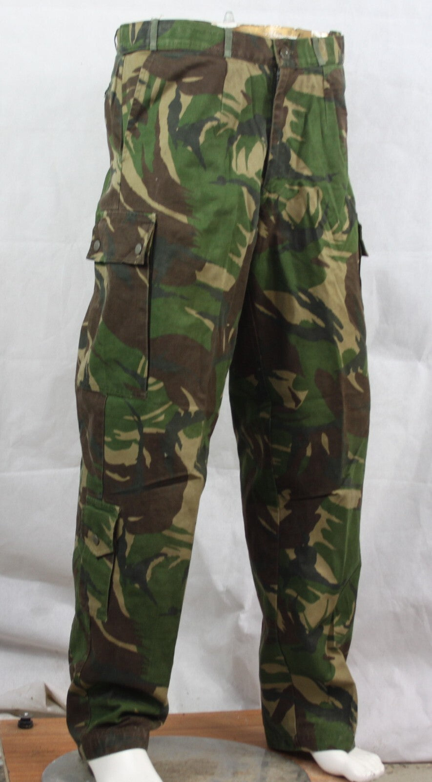 Genuine Surplus Dutch Heavy Duty Camo Trousers DPM Adjustable Denim Type