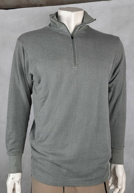 Genuine Surplus Dutch Army Thermal Winter Zip Neck Top Norwegian style G1 Grey
