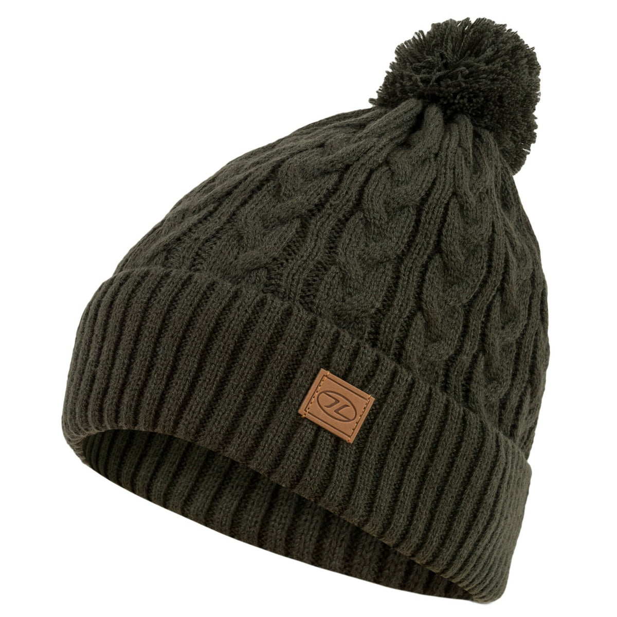Knitted Bobble Hat Ski Thermal Winter Warm Fleece Lin Green Black Grey Red Yello
