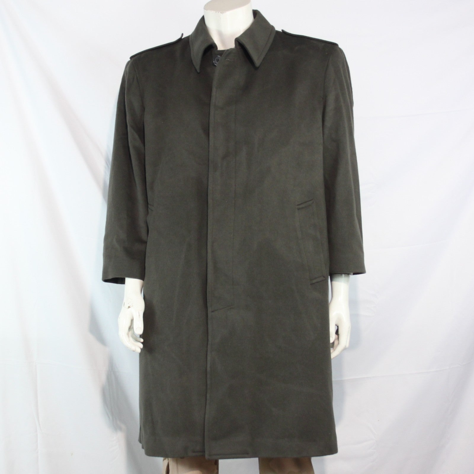 Mens French Army Winter Overcoat Genuine Surplus Thermal 42-44" Chest (3641)