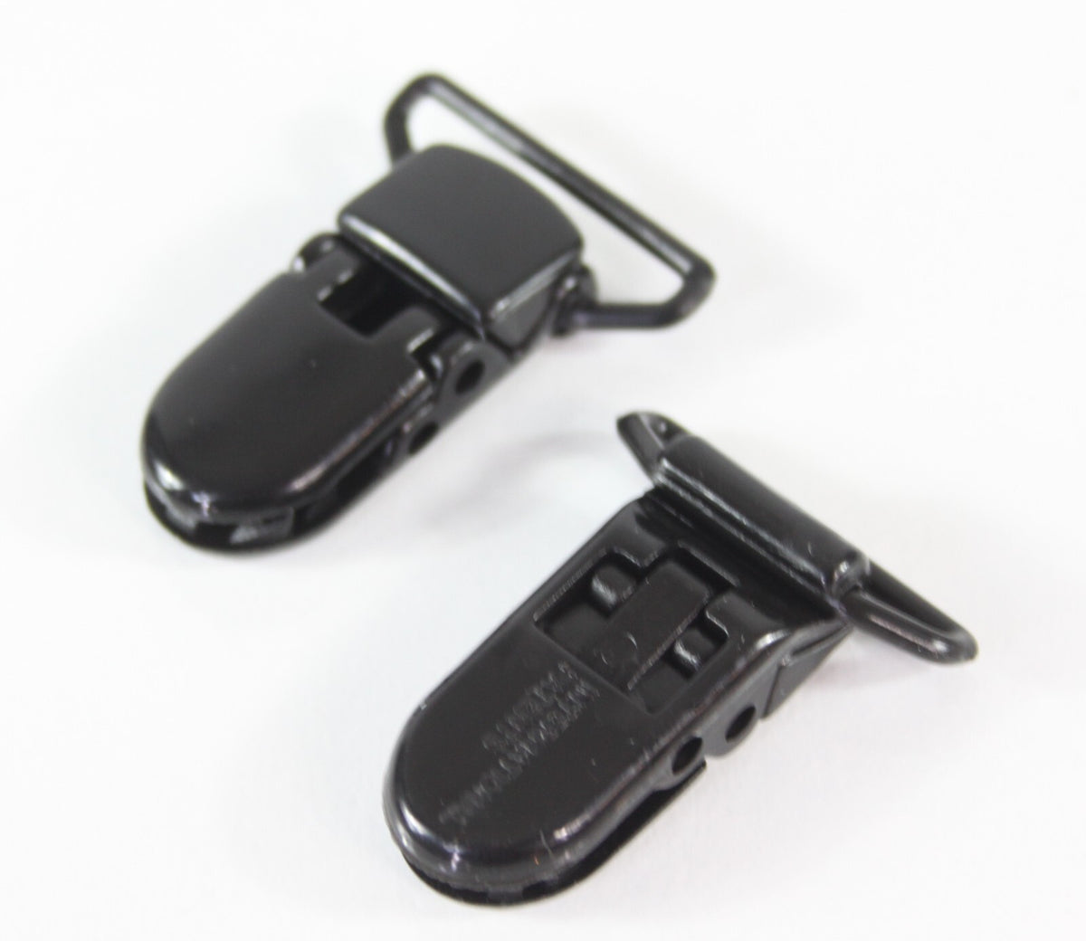 Crocodile Clips Black Metal with Plastic Teeth Replacement Braces Dungarees