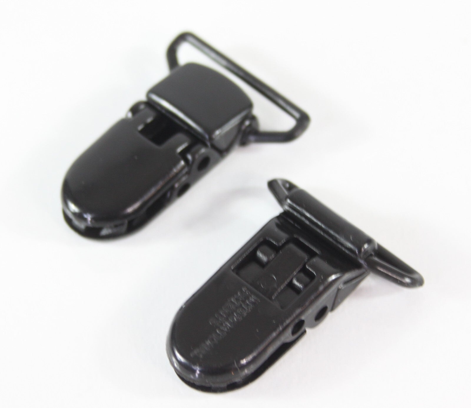 Crocodile Clips Black Metal with Plastic Teeth Replacement Braces Dungarees