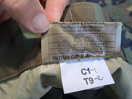 New Genuine Surplus Spanish Military Waterproof Over Trousers Woodland (2539)